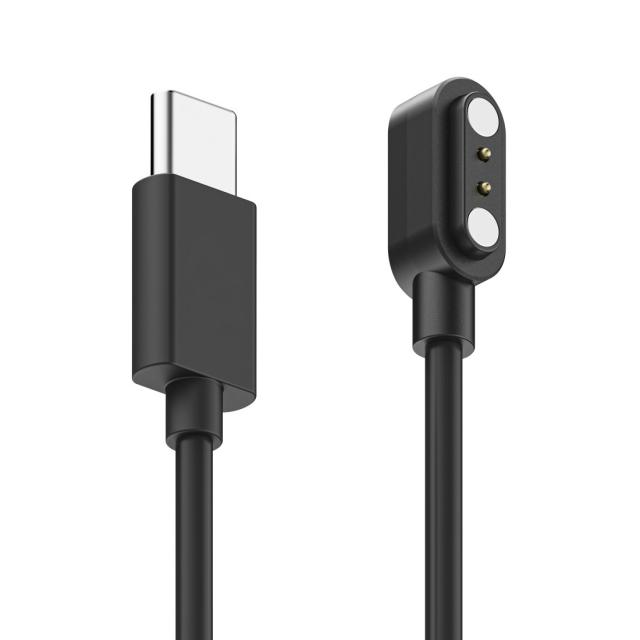 Hama Charging Cable for Hama Smart Watches, w. Mag. Charge, USB-C, 60 cm, black 