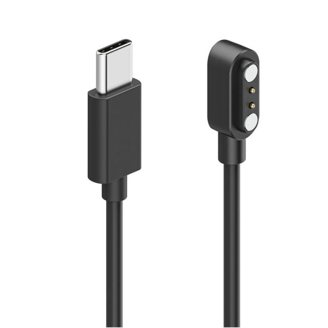 Hama Charging Cable for Hama Smart Watches, w. Mag. Charge, USB-C, 60 cm, black 