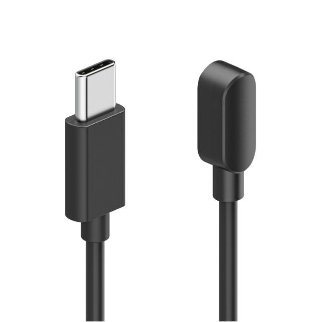 Hama Charging Cable for Hama Smart Watches, w. Mag. Charge, USB-C, 60 cm, black 