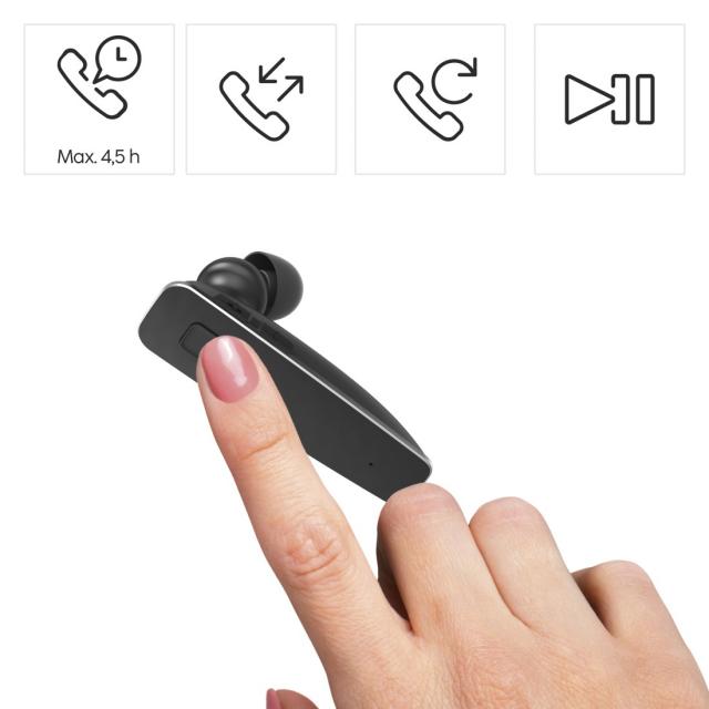 HAMA Блутут слушалка “MyVoice2100”, Multipoint, черен 