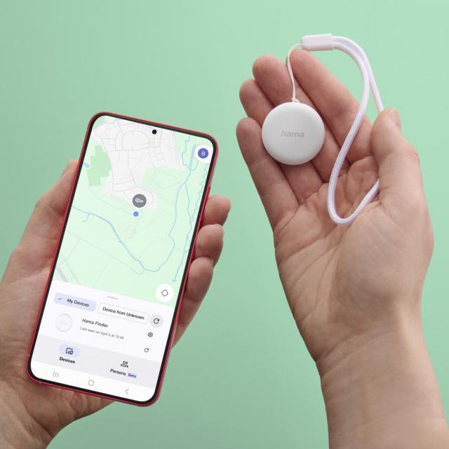 HAMA Тракер за Android „Find My Device“, с приложение, Bluetooth, бял 