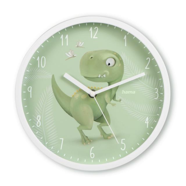 Hama "Cebu" Children's Wall Clock, No Ticking, for Children's Rooms, Analogue, Ø 