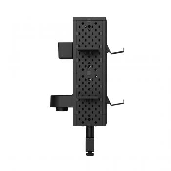 uRage модулен комплект Peg Board, монтаж на стена/маса, черен