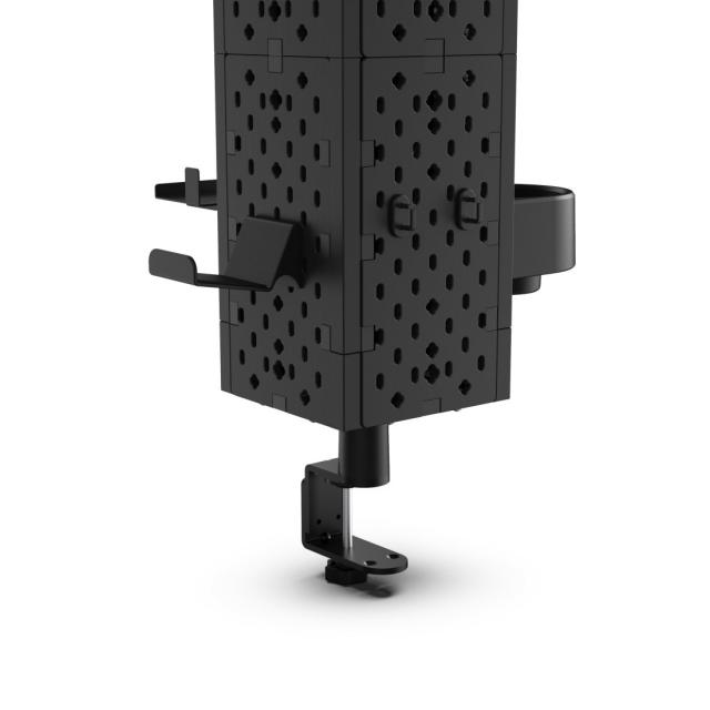 uRage модулен комплект Peg Board, монтаж на стена/маса, черен 