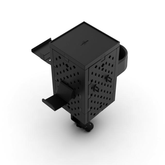 uRage модулен комплект Peg Board, монтаж на стена/маса, черен 