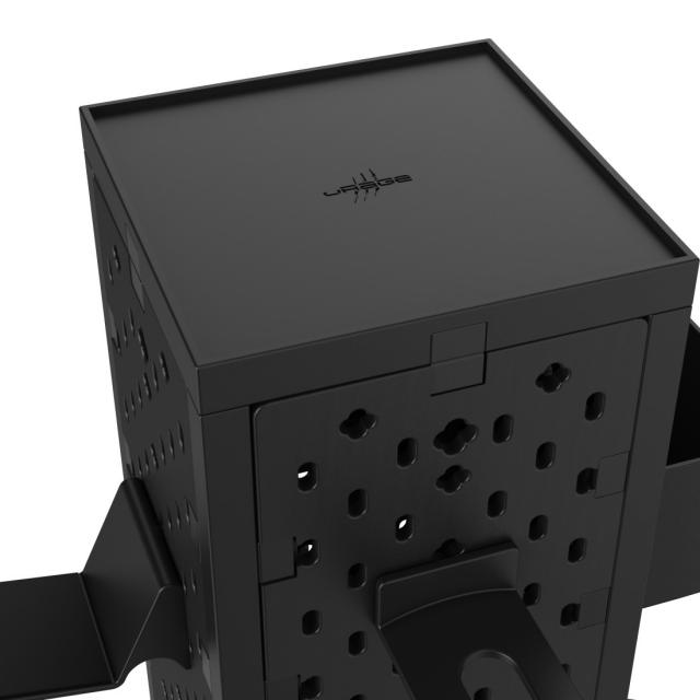 uRage модулен комплект Peg Board, монтаж на стена/маса, черен 