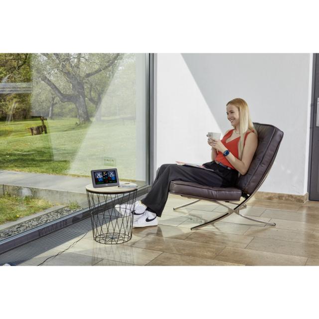 Hama "Premium" Weather Station with LED Colour Display and USB Charging Function 