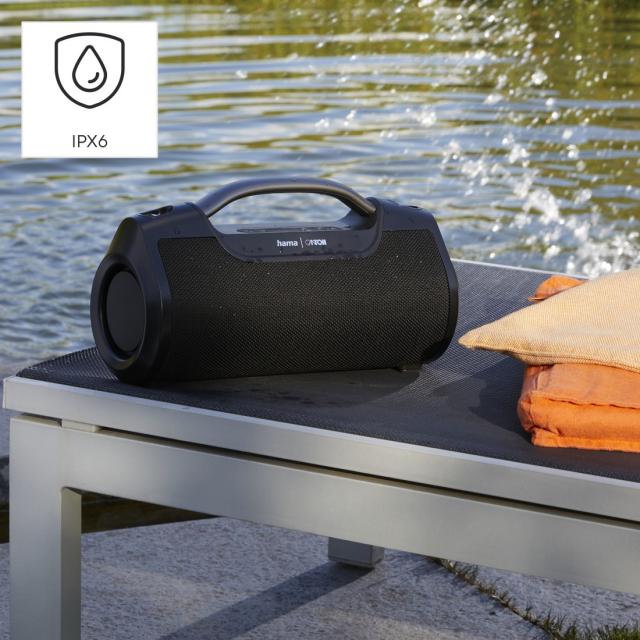 Hama "Mate Pro" Bluetooth® Loudspeaker, Waterproof IPX6, Power Pack, 60W, blk 