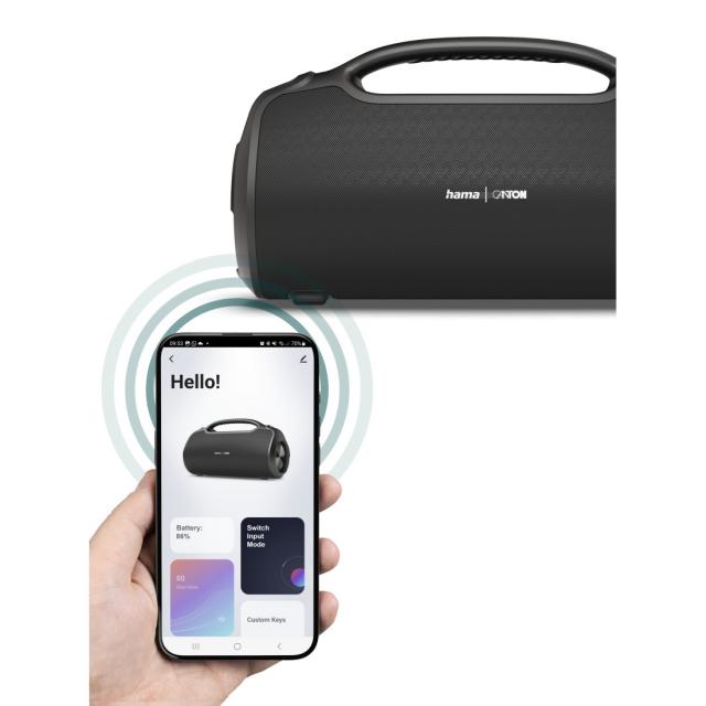 Hama Canton "UltiMate Pro" Bluetooth® Loudsp., Waterproof IPX6, Power Pack, 120W, blk 