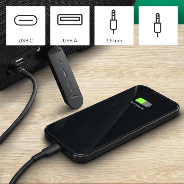 Hama Canton "UltiMate Pro" Bluetooth® Loudsp., Waterproof IPX6, Power Pack, 120W, blk 