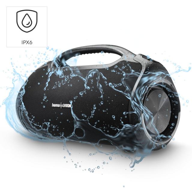 Hama Canton "UltiMate Pro" Bluetooth® Loudsp., Waterproof IPX6, Power Pack, 120W, blk 