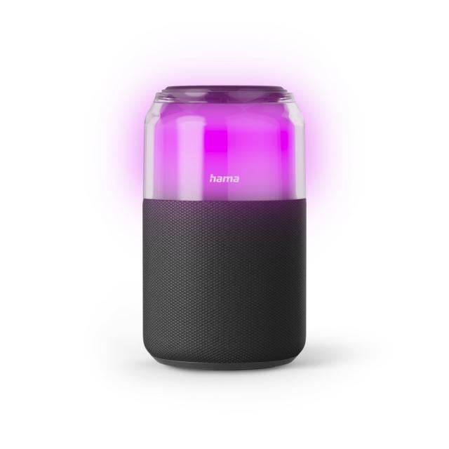 HAMA Блутут колонка "Can Speaker" 5 W, 4 LED режима на осветление 