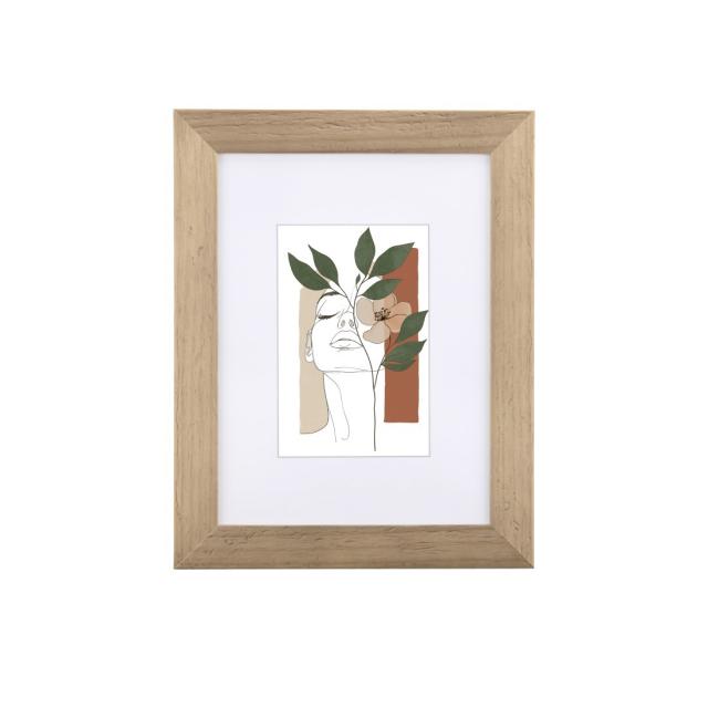 Hama “Albero” Wooden Frame, taupe, 20 x 30 cm