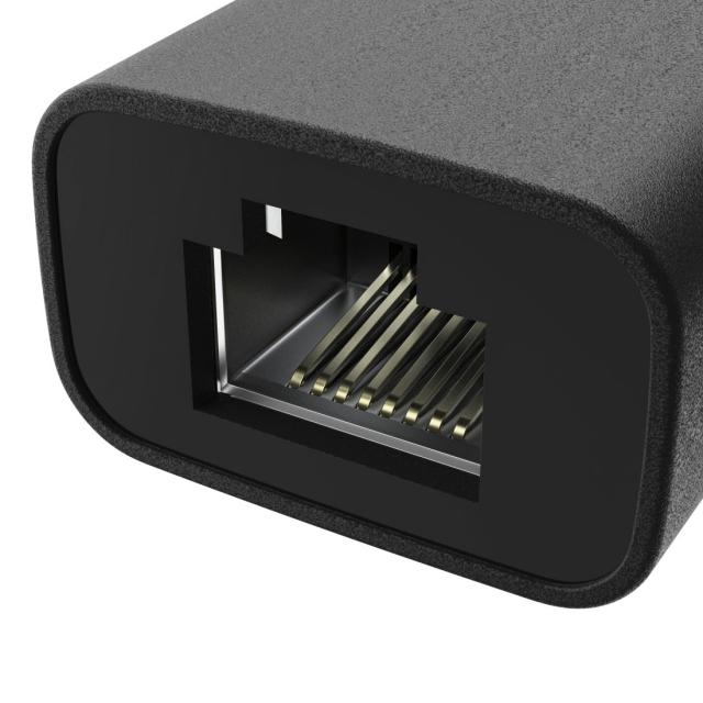 HAMA Мрежов адаптер, USB-C, 2.5 Gigabit Ethernet, Черен 