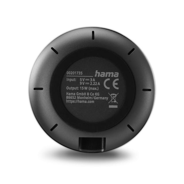 Hama Безжично Qi2 зарядно устройство, 15 W 