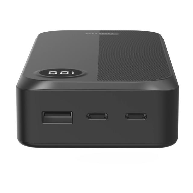 Hama Power Pack 20000 mAh, 3 outputs: 2 x USB-C, 1 x USB-A, black 