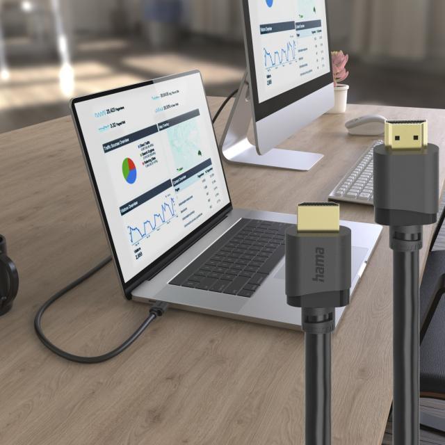 HAMA Kабел HDMI - HDMI Ultra High Speed, сертифициран, 8K, 2.0 м 