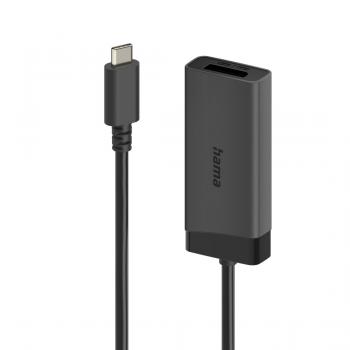 Hama Video adapter, USB-C plug - DisplayPort/HDMI™ socket, Ultra-HD 4K@60hz