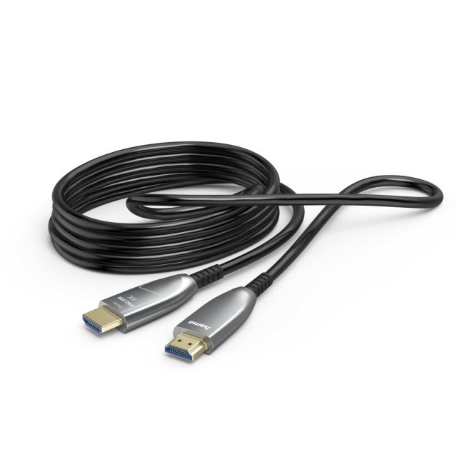 HAMA Активен оптичен HDMI кабел, ултра високоскоростен, AOC, сертифициран, 8K, 20 м 