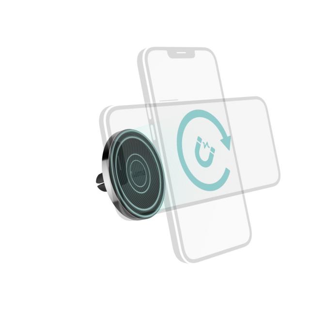 Hama "Lock" Car Mobile Phone Holder, Magnetic, for Vent 