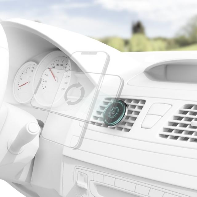Hama "Lock" Car Mobile Phone Holder, Magnetic, for Vent 