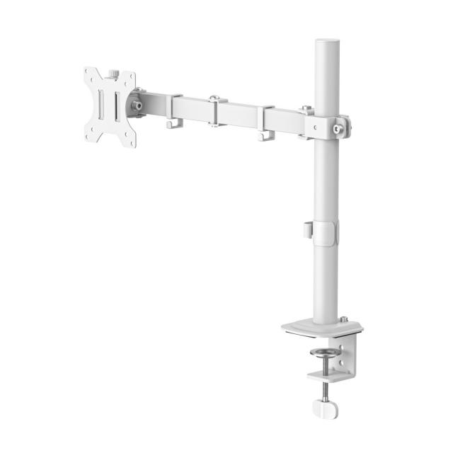 Hama Monitor Mount, Height-adjustable, Swivel/Tilt, Pull-out, 13" - 35", white 
