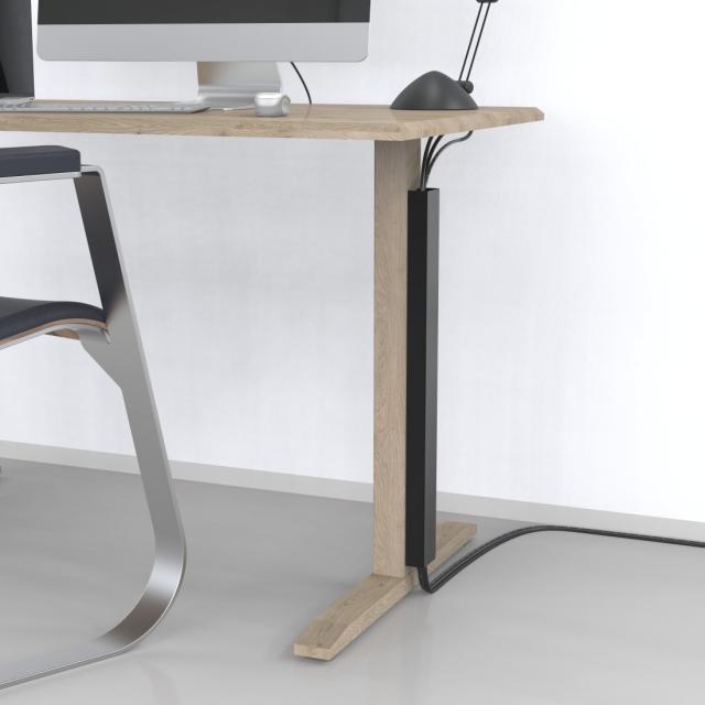 Hama Metal Cable Duct, Magnetic, 55 x 5 x 3.2 cm, black 