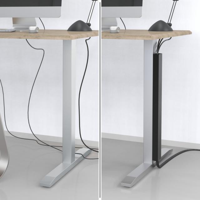 Hama Metal Cable Duct, Magnetic, 55 x 5 x 3.2 cm, black 