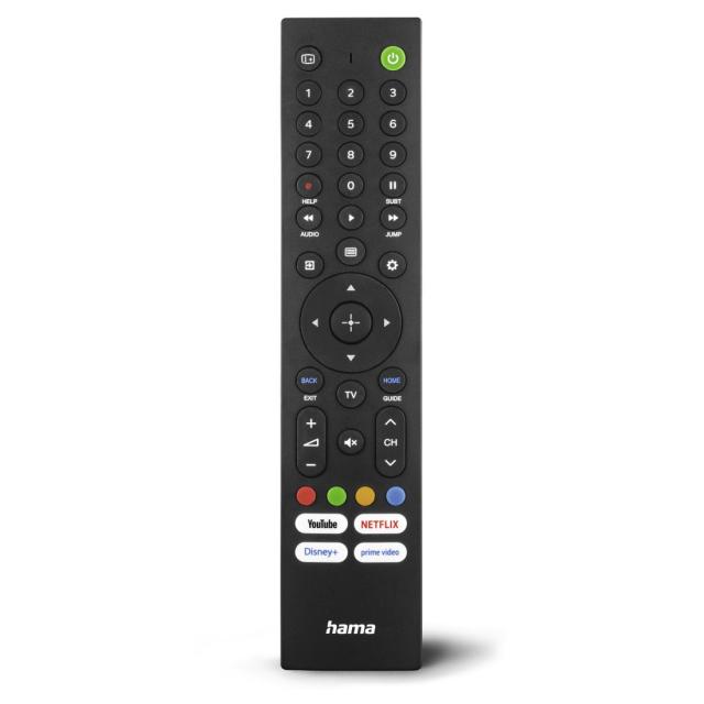 Hama Universal Remote Control for Sony TVs, IR, Teachable, with 4 app buttons 