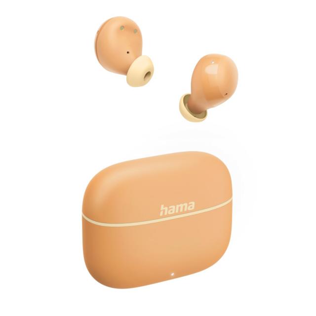 Hama “Freedom Buddy II” Bluetooth® Headphones, TWS, Earbuds, Voice Control, Orange 