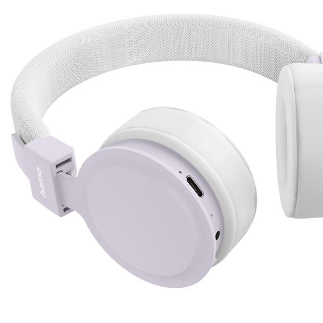 HAMA Слушалки с микрофон "Freedom Lit III"  Bluetooth, On-Ear, бял 