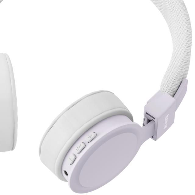 HAMA Слушалки с микрофон "Freedom Lit III"  Bluetooth, On-Ear, бял 
