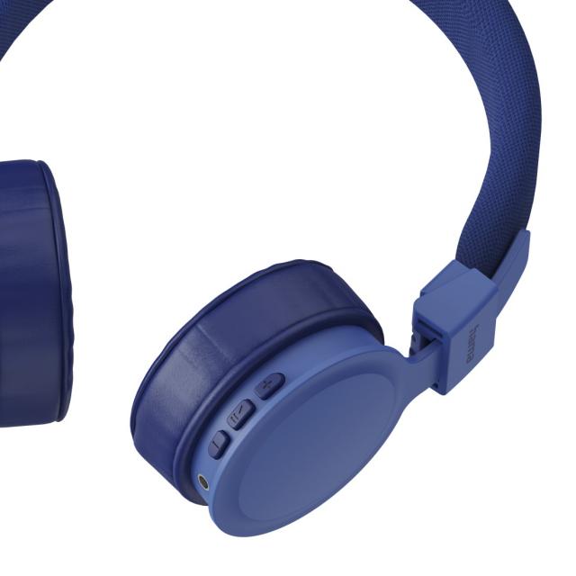 HAMA Слушалки с микрофон "Freedom Lit III"  Bluetooth, On-Ear, син 