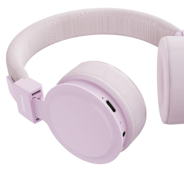 Hama "Freedom Lit III" Bluetooth® Headphones, On-Ear, Foldable, with Microphone, rose 