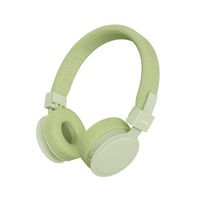 HAMA Слушалки с микрофон "Freedom Lit III"  Bluetooth, On-Ear, зелен 