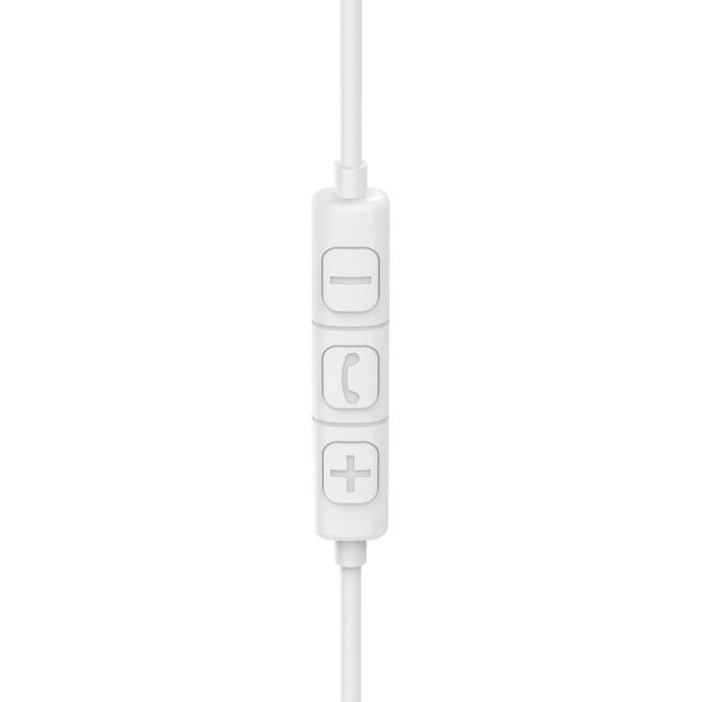 Hama "Fun C" Headph., On-Ear, Microphone, Cable Guide on One Side, USB-C, white 