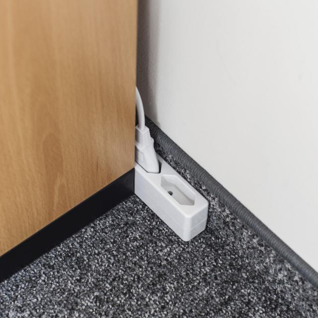 Hama Power Strip, 3-Way, 2.5 m, white 