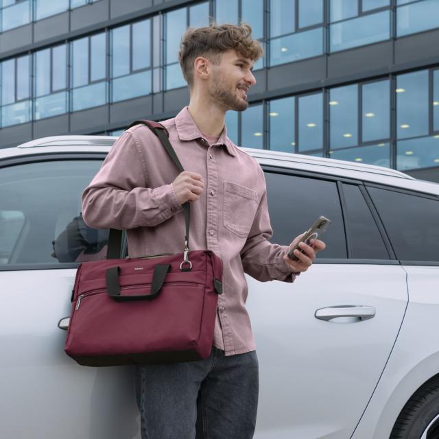 HAMA Чанта за лаптоп "Ultimate", 34 - 36 см (13.3" - 14.1"), червен 