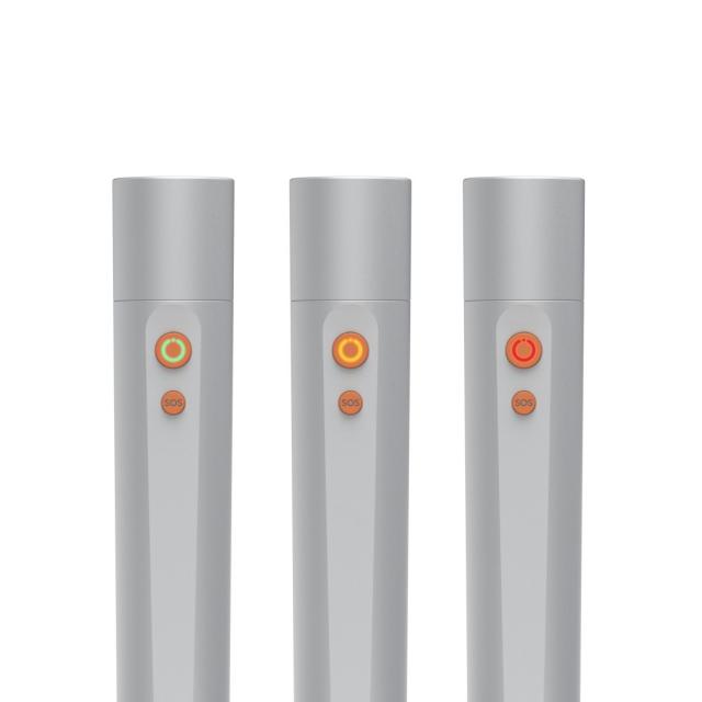 Hama “FL350-C” LED Torch, Rechargeable, Aluminium, 4 Modes + SOS 