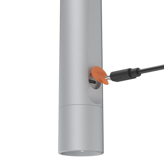 Hama “FL350-C” LED Torch, Rechargeable, Aluminium, 4 Modes + SOS 