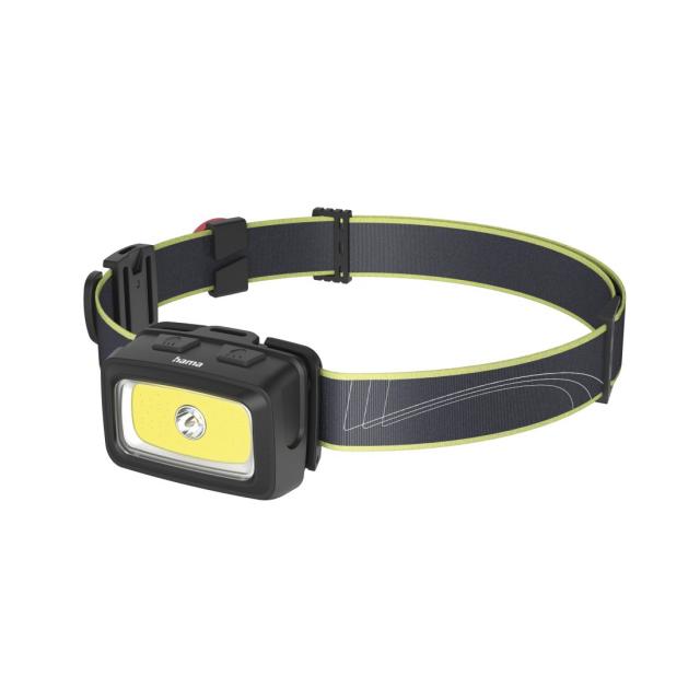 HAMA Фенер Челник "HL350" LED, батерии, 7 режима 