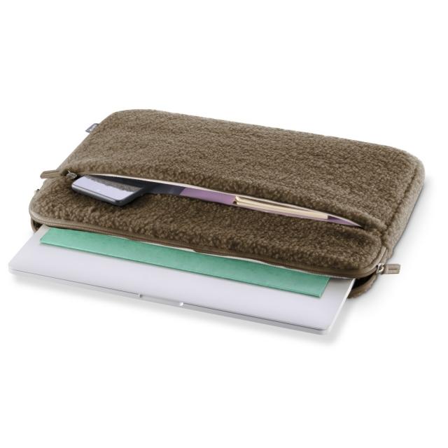 Hama “Cozy” Laptop Sleeve, 36 - 40 cm (14.1” - 15.6”), brown 