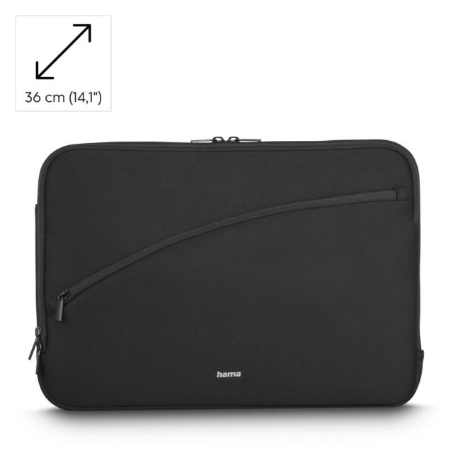 Hama "Protection" Laptop Sleeve, up to 36 cm (14.1"), black 