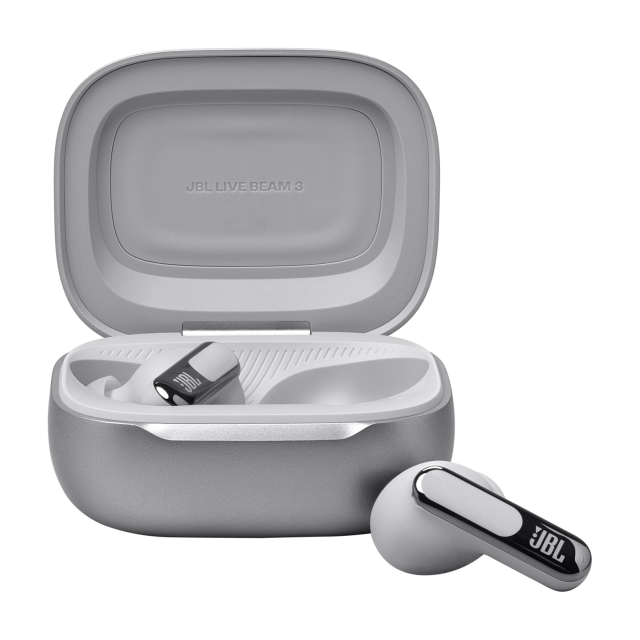 True Wireless Ear Buds JBL Live Beam 3 - Silver 