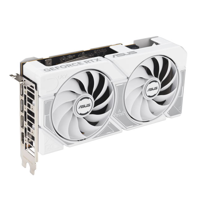 Видео карта ASUS DUAL RTX 5060 White Edition OC 8GB GDDR7 