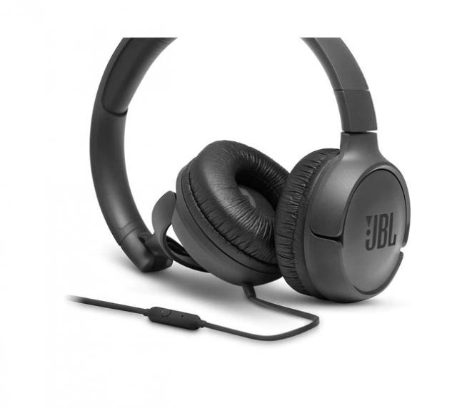 Headphones on-ear JBL T500, Black 