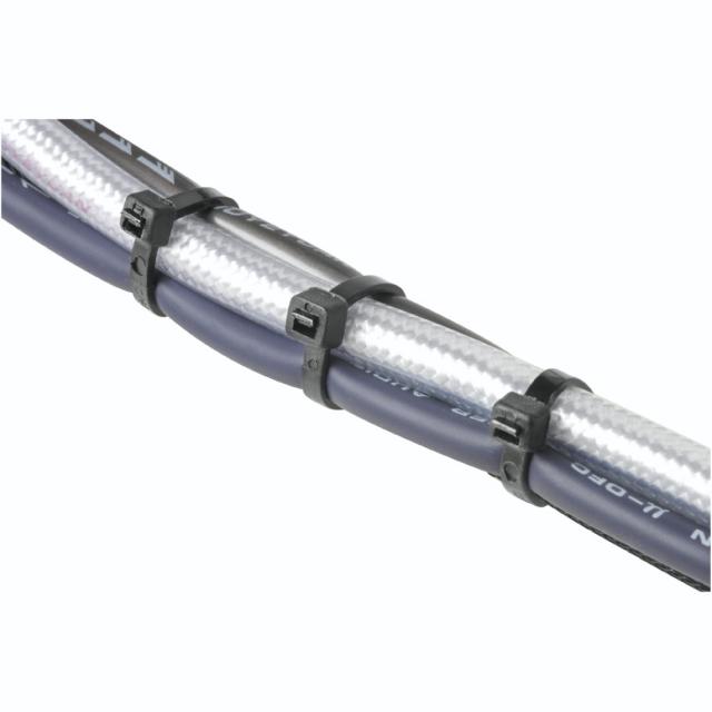 Кабелни връзки черни,100 / 150 / 200 mm, 150 броя, 221002 