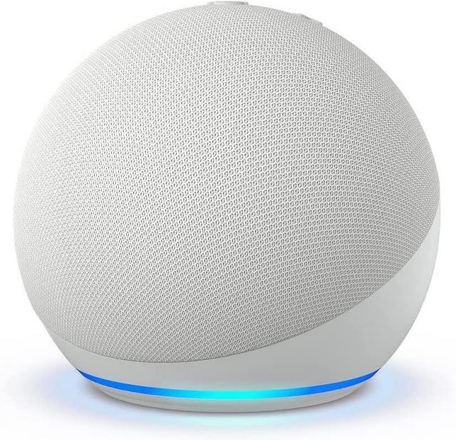 Преносима смарт тонколона Amazon Echo Dot 5, Гласов асистент, Alexa, Бяла 