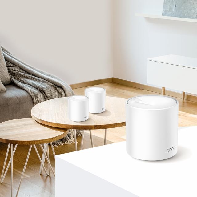 TP-Link Deco X60 V3 2-Pack, AX5400, 2.4/5 GHz, 574 -  2402 Mbps, Gigabit 