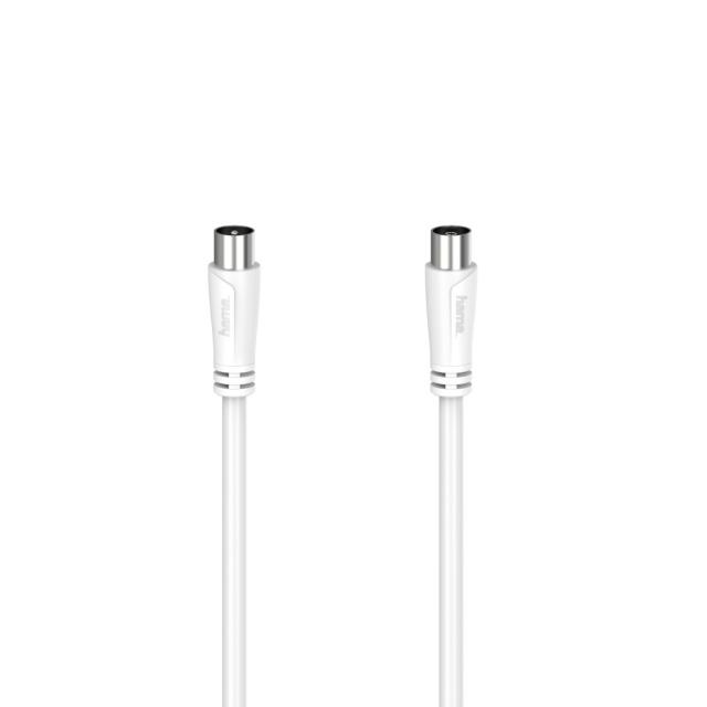 Hama Antenna Cable, Coax Plug - Coax Socket, 3 m, 90 dB 